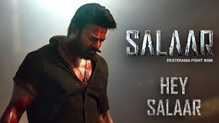 SALAAR - Hey Salaar BGM | #kateramma fight | Original Audio | Dolby | Prabhas | prashant Neel | 4K