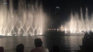 Burj khalifa dancing fountain hd