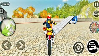 Motorbike Carrier Truck Racing Game 2019 | Bike Games | Motorbike transport game screenshot 5
