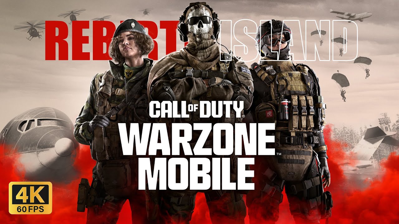 INTENSE GUNFIGHTS, REBIRTH ISLAND - Cod Warzone Mobile(Old Version),No Commentary Gameplay 4K 60ᶠᵖˢ.