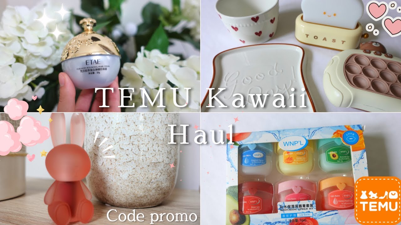 BIG HAUL TEMU | Je test du maquillage Kawaii !