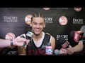 Hawks 1st-Round Pick Asa Newell Summer League Press Conference