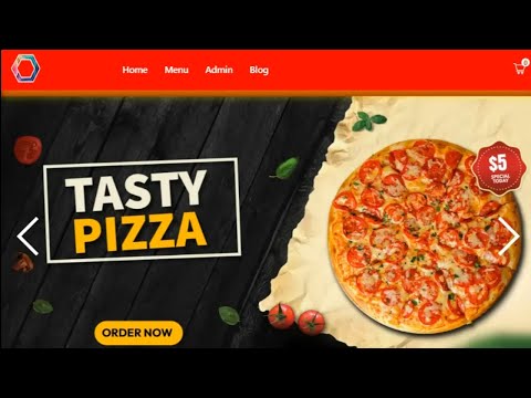 TASTY PIZZA -The Pizza ordering website || using react.js and firebase, html CSS and JavaScript...