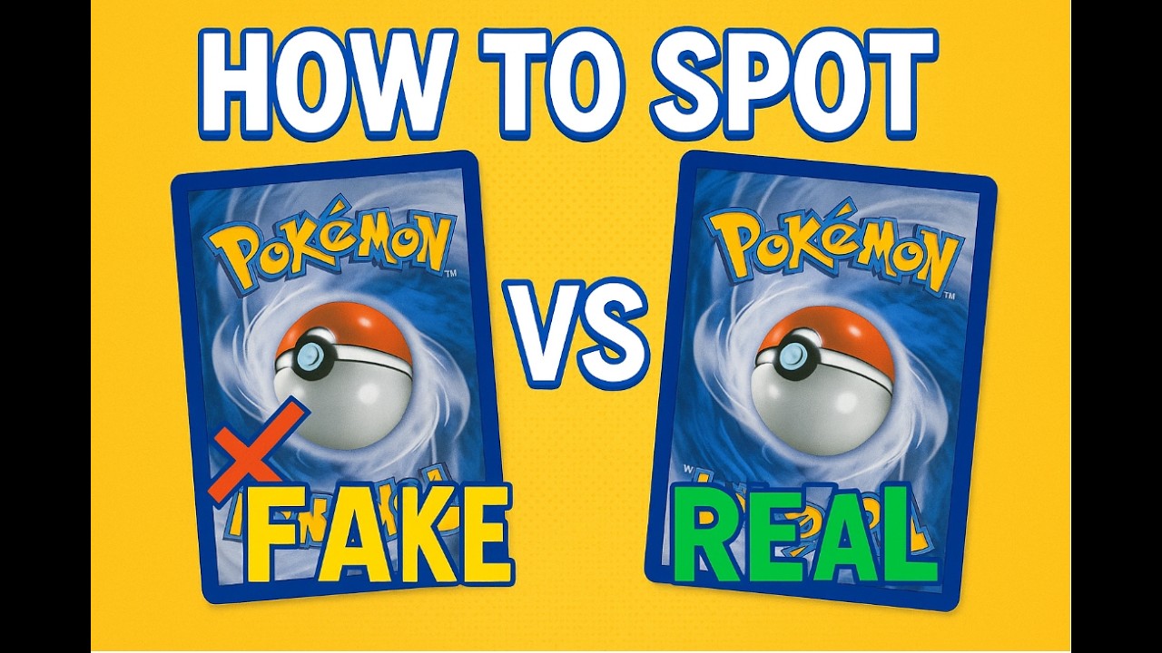 Real vs. Fake Pokémon Cards – Can YOU Tell the Difference?