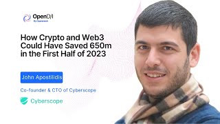 How Crypto and Web3 Could Have Saved 650m in the First Half of 2023 - John Apostolidis