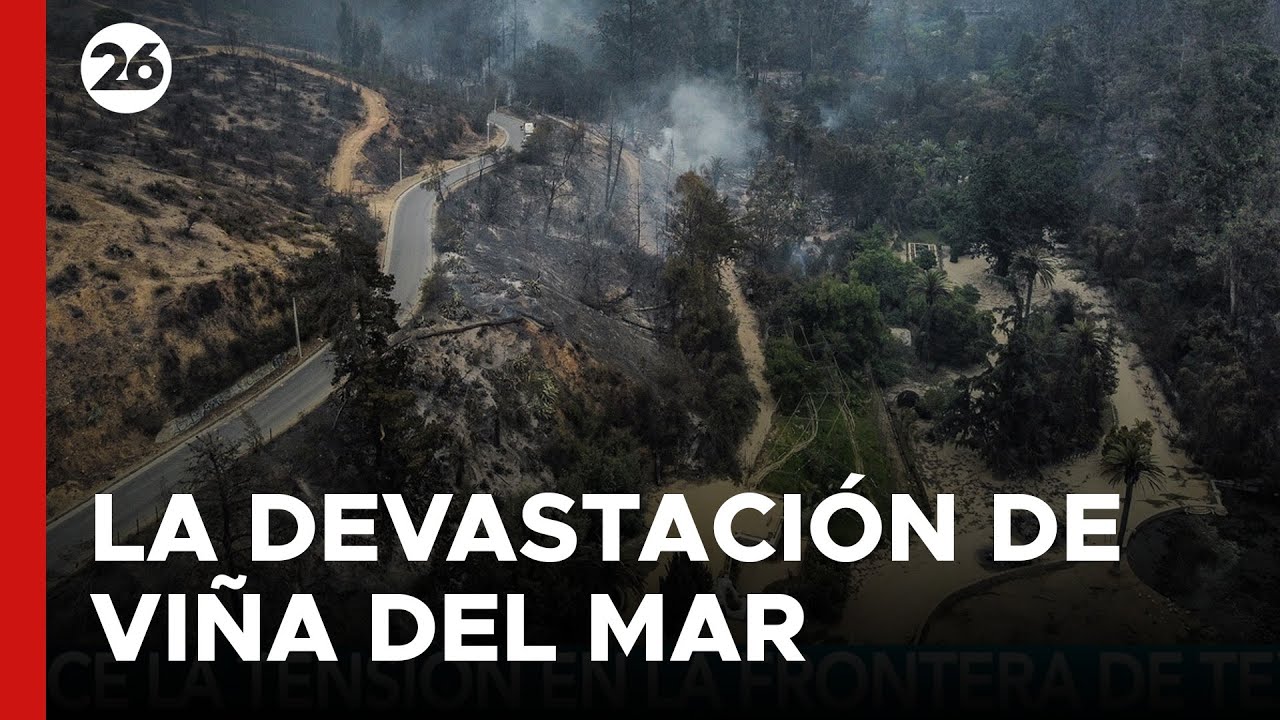 CHILE | Así quedó Viña del Mar tras los incendios