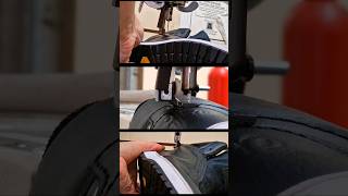 I stitched on the Nike Swoosh! Full Video on main channel. G #shoes #Nike #Customnike