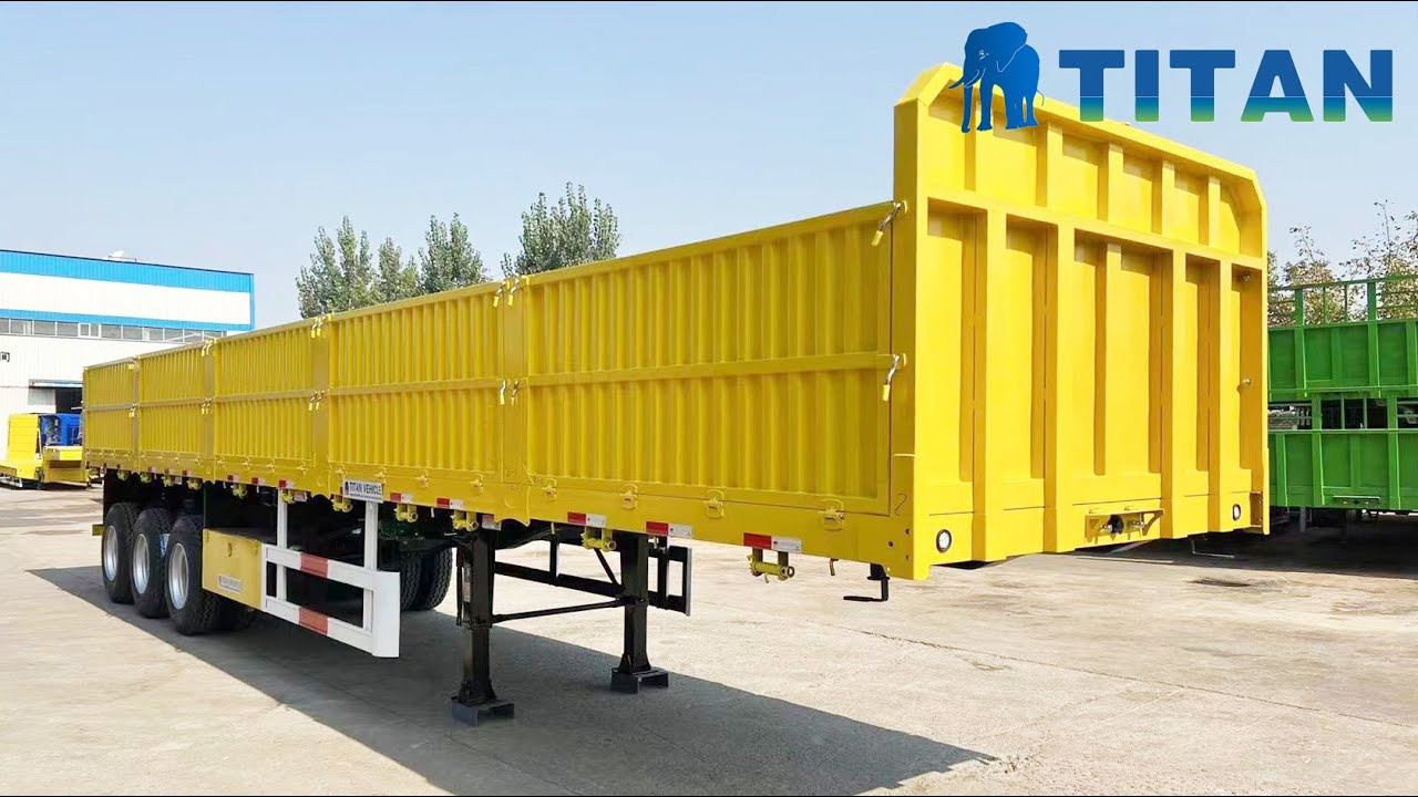Tri Axle Sideboard Trailer Trailer Side Boards Details YouTube