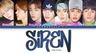 RIIZE - 리이즈드 Sirens Color Coded Han/Rom/Eng