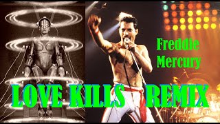 Freddie Mercury - Love Kills REMIX - 4K