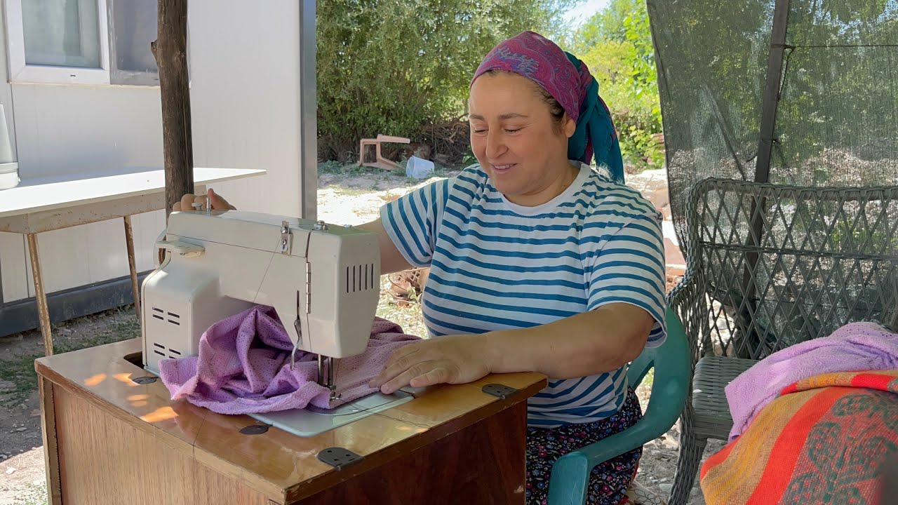Kaynanamın 40 yıllık dikiş makinesi |Bahçe masamızı değiştirdik |Bakalım beğenecek misiniz❗️