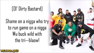 Wu-Tang Clan - Shame on a Nigga (Lyrics)