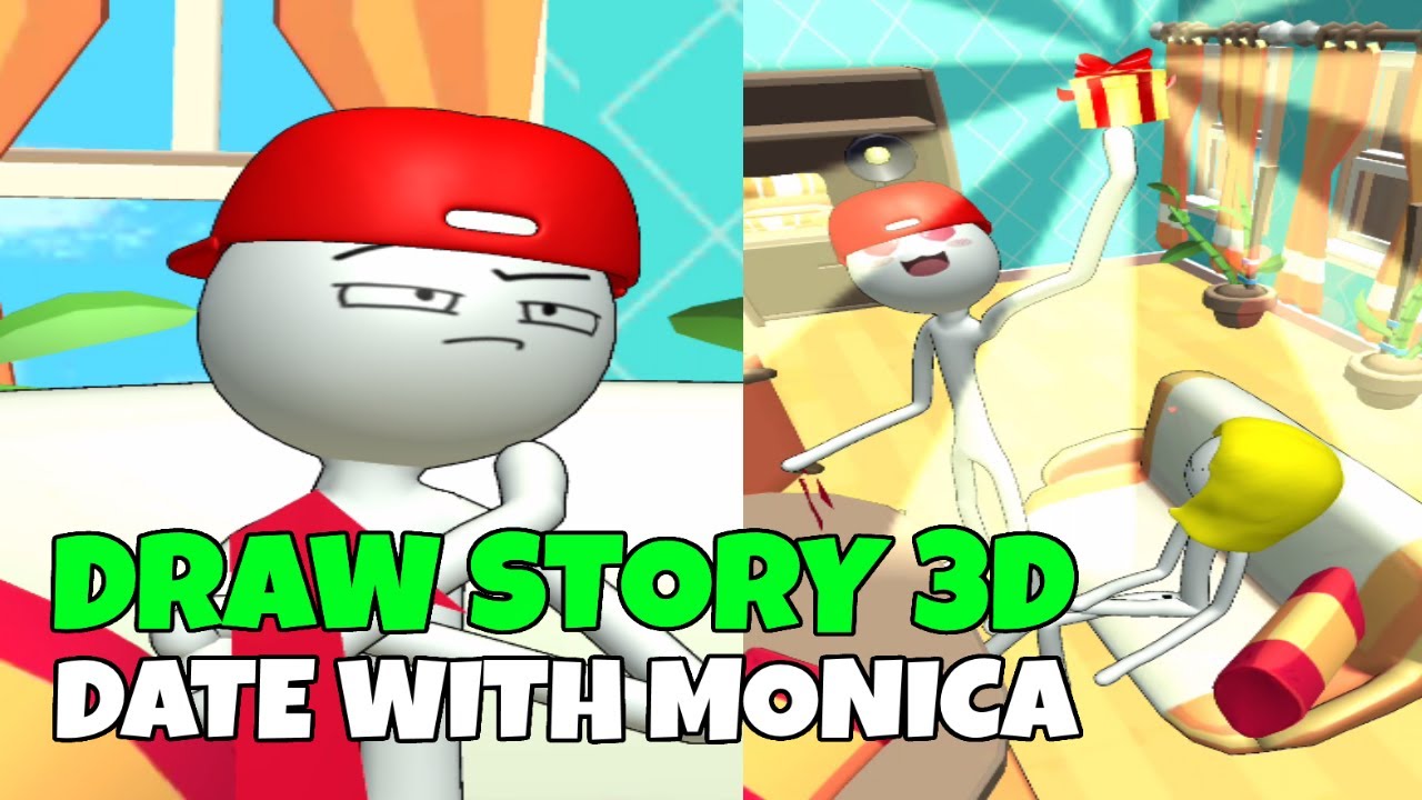Draw Story 3D DATE WITH MONICA GAMEPLAY  | June 26 Update