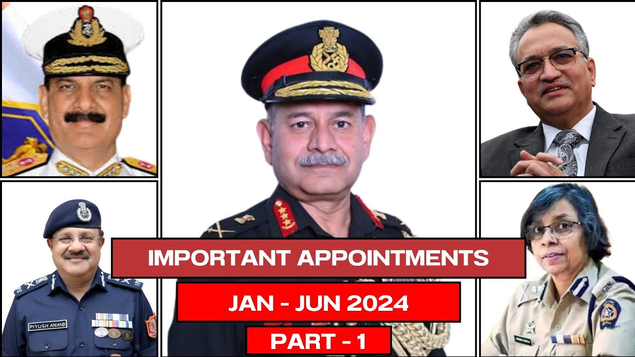 Important appointments january to june 2024 ssc railway 