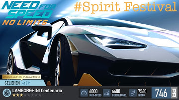 [#1 Spirit Festival] Lamborghini Centenario - NfS No Limits iOS Gameplay [4k / UHD]