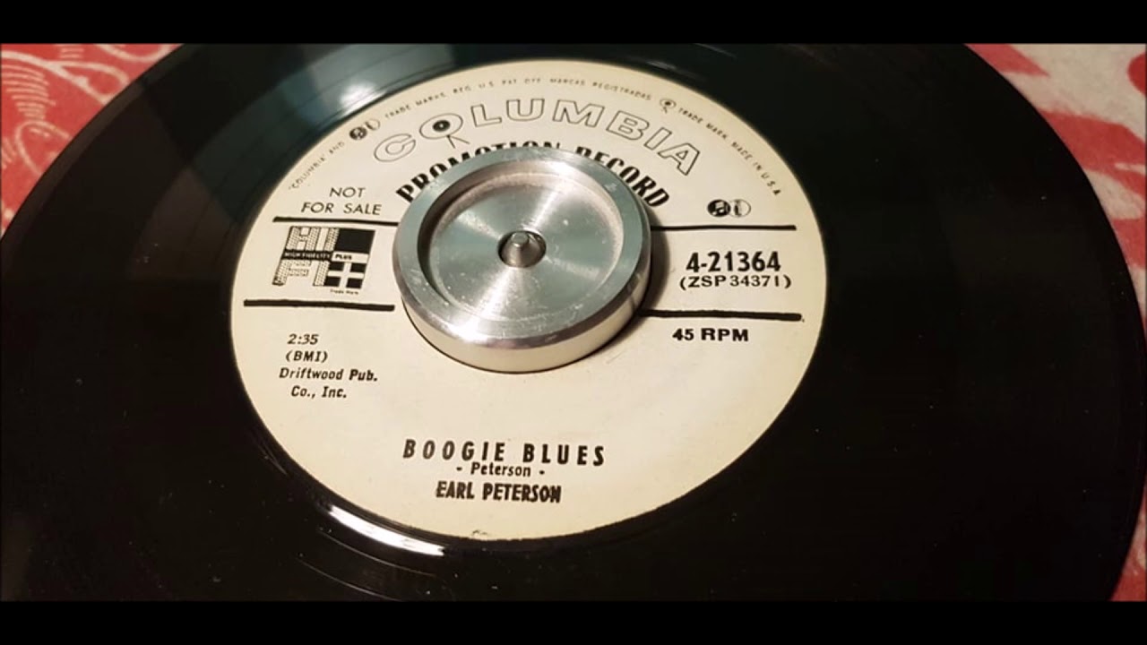 Earl Peterson - Boogie Blues - 1955 Country - Columbia 4-21364