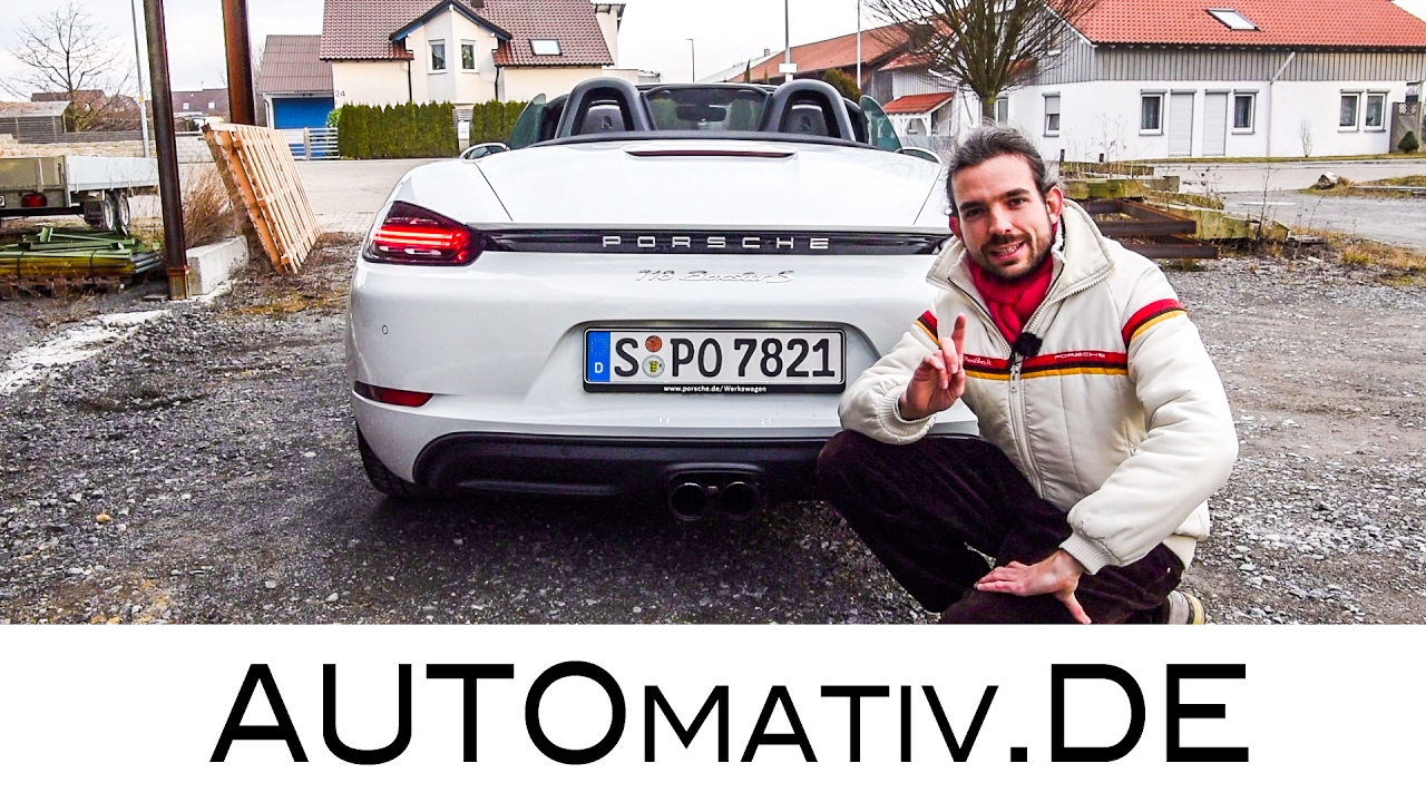 Porsche 718 Boxster S 350 Ps 17 Im Fahrbericht Review Test Youtube