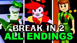 BREAK IN 2: STORY - ALL Endings (Origin, Evil, Secret and Normal Showcase)