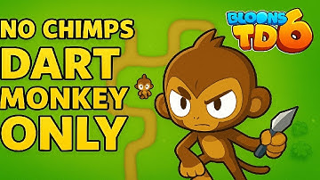 Dart Monkey Only vs No CHIMPS Mode! | BTD6 Monkey Meadow Challenge