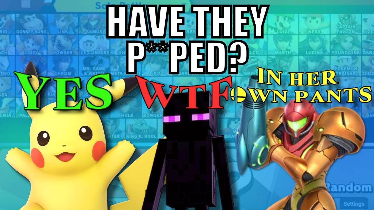 Which Smash Characters Have Canonically Pooped? (corrections)