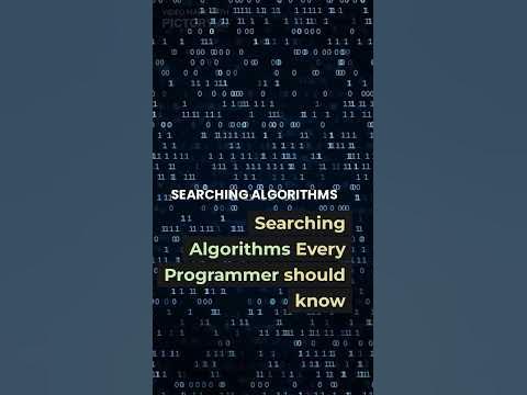 Searching Algorithms Every Programmer 👨💻 Should Know - YouTube