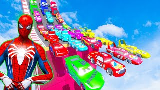 GTA V SPIDER-MAN 2,Team DEADPOOL & Team VENOMPOOL Join in Epic New Stunt Racing #983