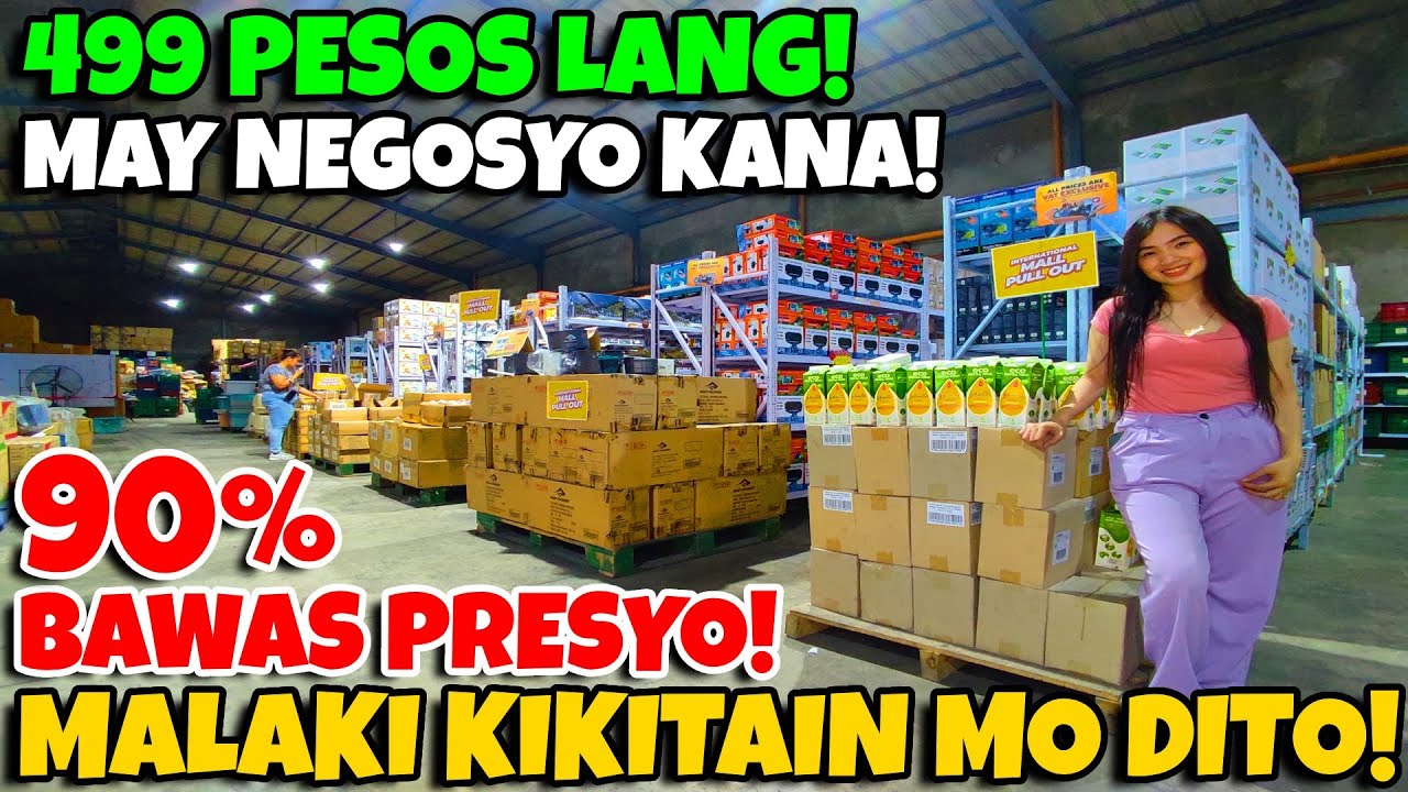 499 PESOS LANG PWEDE KANA MAG NEGOSYO SIGURADONG MALAKI KIKITAIN MO DITO! 90% BAWAS PRESYO!