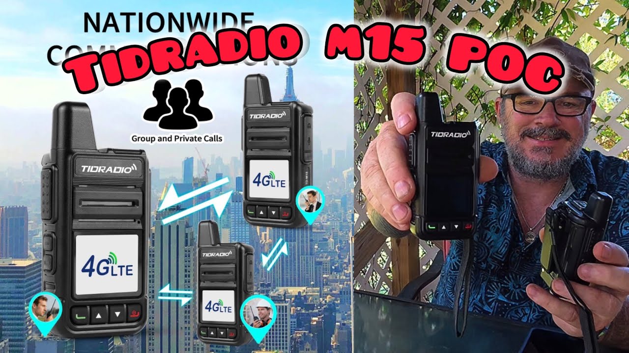 Обзор Tidradio M15 POC | Будущее дальнобойных раций с функцией push-to-talk