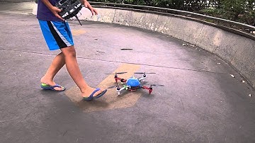 Quadcopter Test Flight 06 - F450 Frame, KK2.1.5 control board