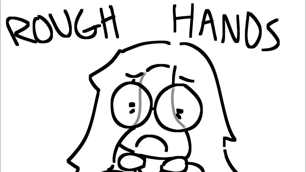 Rough hands animation - YouTube