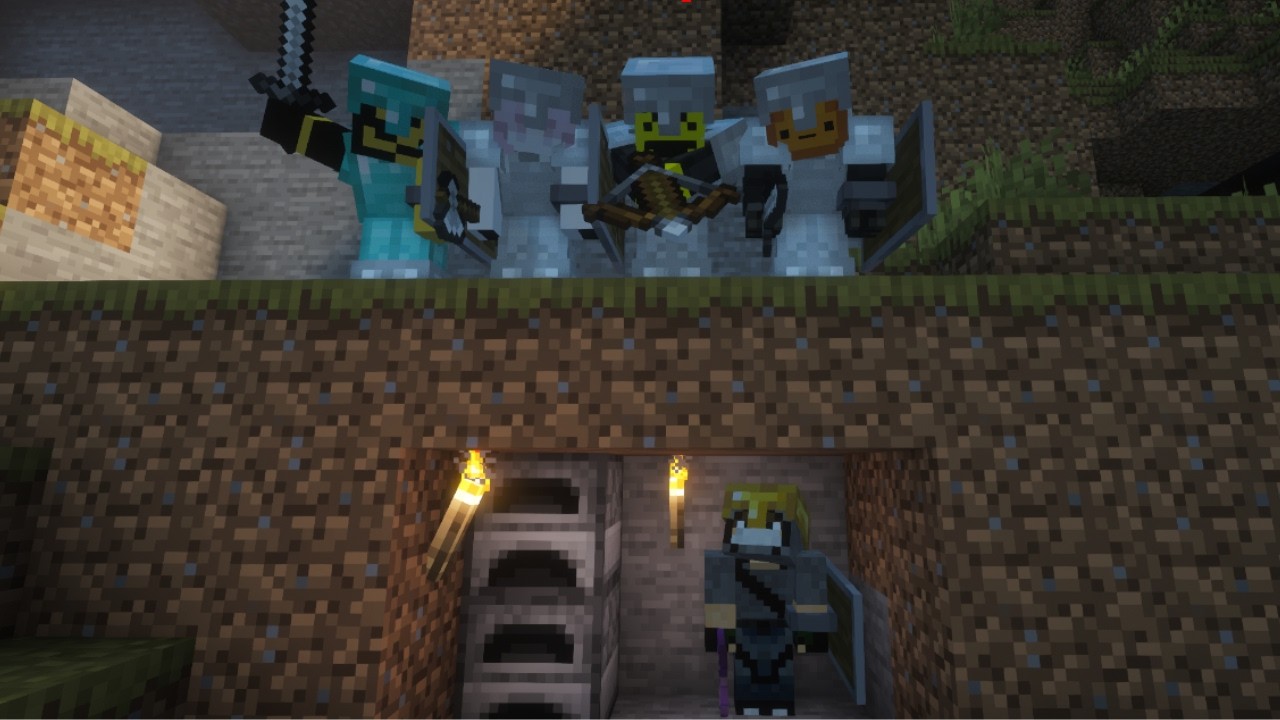 Minecraft Speedrunner Vs 4 Hunters Finale Rematch