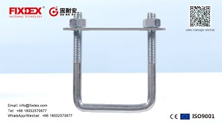 Galvanized Square U Bolt For Boat Trailer