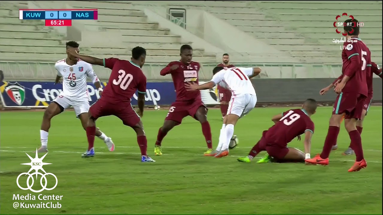 ملخص مباراة الكويت 1 × 0 النصر ـ نصف نهائي كاس ولي العهد ـ 2017 ـ 2018