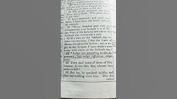 John 7:24 Judge not according to the appearance, but judge righteous judgment.