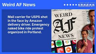 Mail carrier for USPS shot in the face by Amazon delivery driver. Emergency naked bike ride...