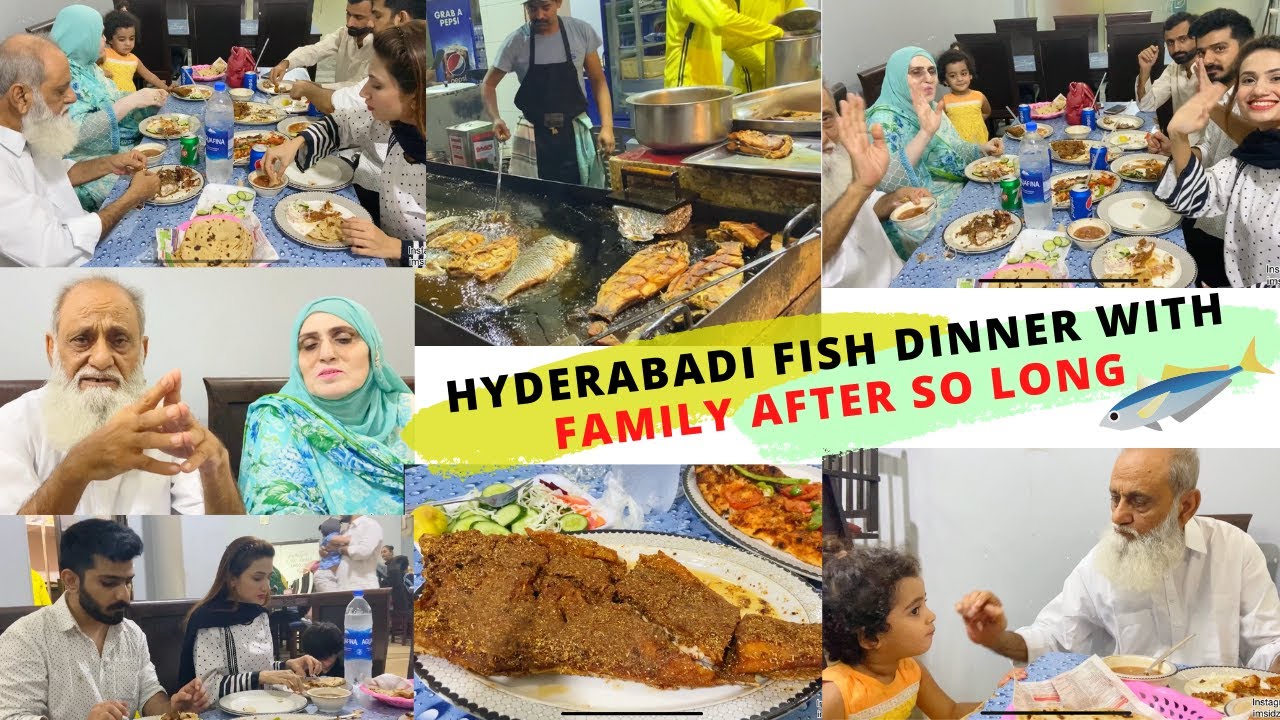 SPECIAL HYDERABADI FISH DINNER WITH MY PARENTS AND FAMILY AFTER SO LONG | SidraMehran VLOGS