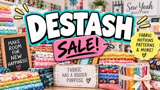 Destash Fabric Sale As Low As $7 A Yard