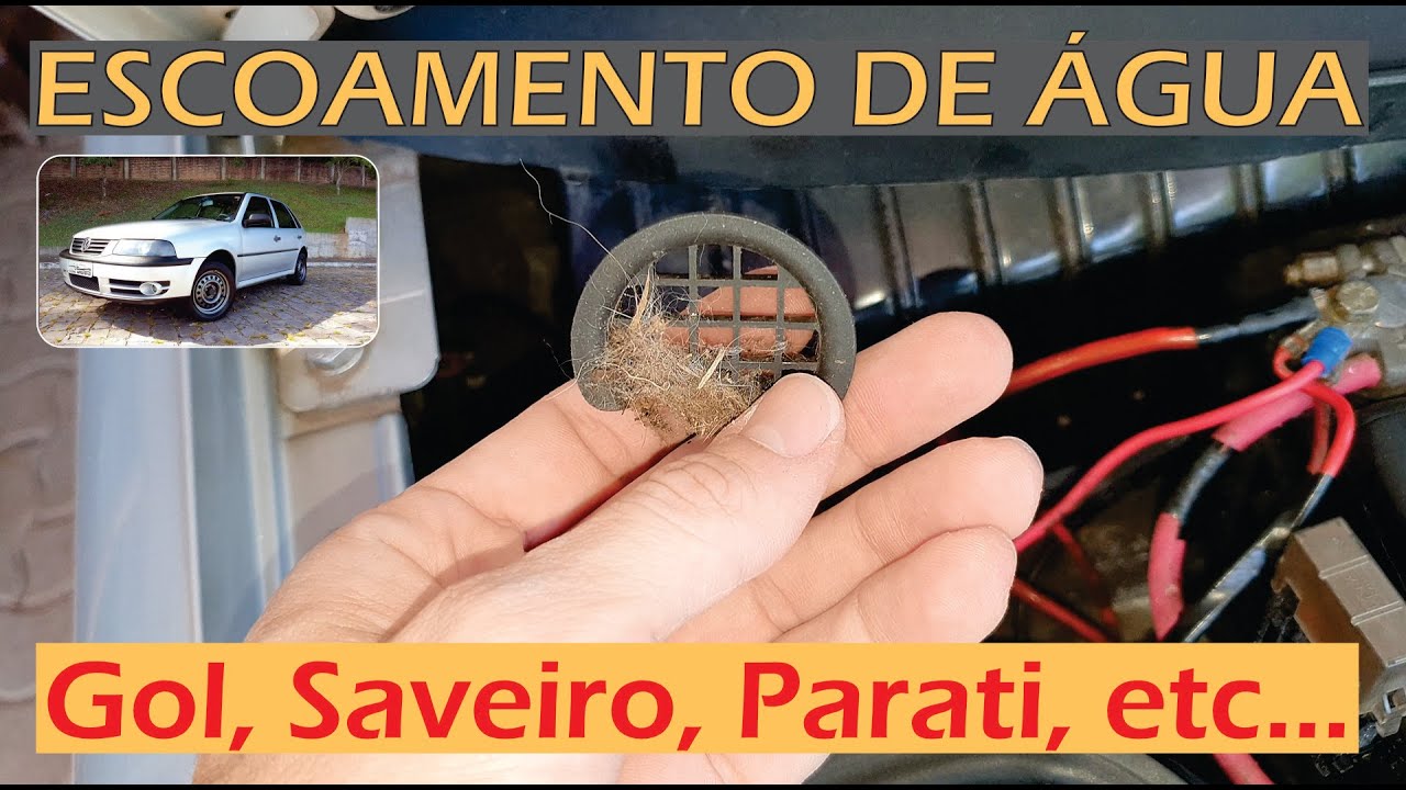 [DICA] Escoamento água Volkswagen Gol, Saveiro, Parati - 4K