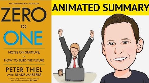 Samenvatting van het animatieboek Zero To One | Peter Thiel