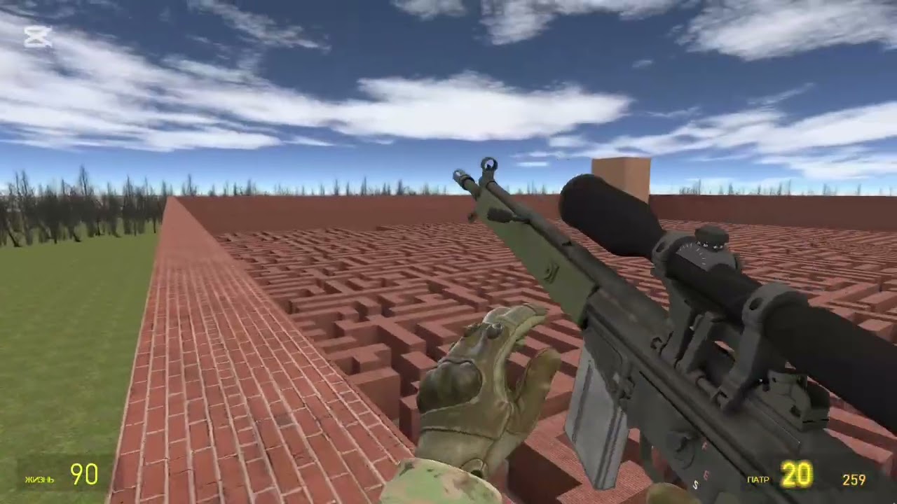 Убегаем от nextbots #nextbots #гариссмод