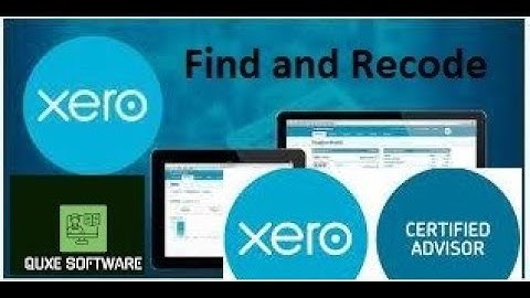 Find and Recode feature in Xero