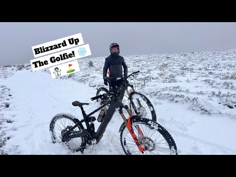RIDING THE GOLFIES NEW TRACK 'MEGA TRAIL' IN AWFUL CONDITIONS!