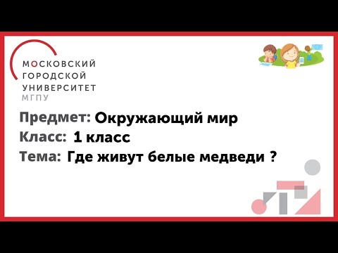 1 класс. Окружающий мир. Где живут белые медведи ?