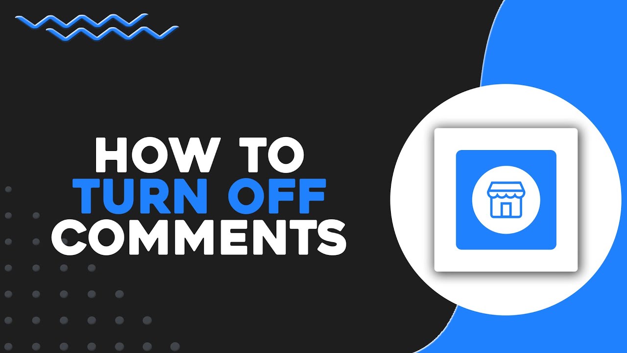 How To Turn Off Comments on Facebook Marketplace (Quick & Easy) - YouTube