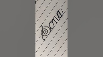 Sona Name in Cursive Writing #shorts #ytshorts #signature #name #calligraphy #pen #art #reels #viral