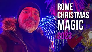 Rome Christmas Magic, 2023 (It&#39;s dreamlike!) #christmas #rome #vlogmas