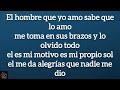 EL Hombre que yo amo - Myriam Hernandez Letra