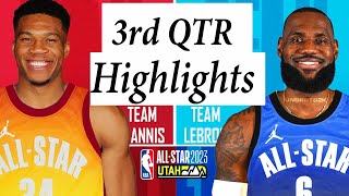 Team Giannis vs. Team LeBron Full Highlights 3rd QTR | Feb 19 | 2023 ALL-STAR GAME