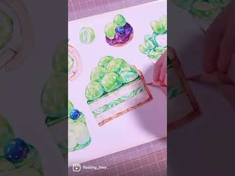 Let&amp;#39;s paint <strong>Green</strong> <strong>Grape</strong> Desserts!
