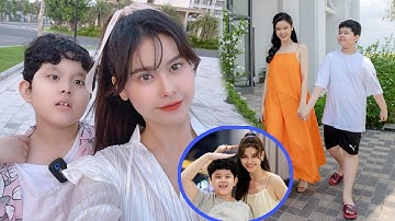 Diện mạo cao lớn của con trai Trương Quỳnh Anh khi mới 9 tuổi sau 4 tháng xa cách mẹ vì dịch